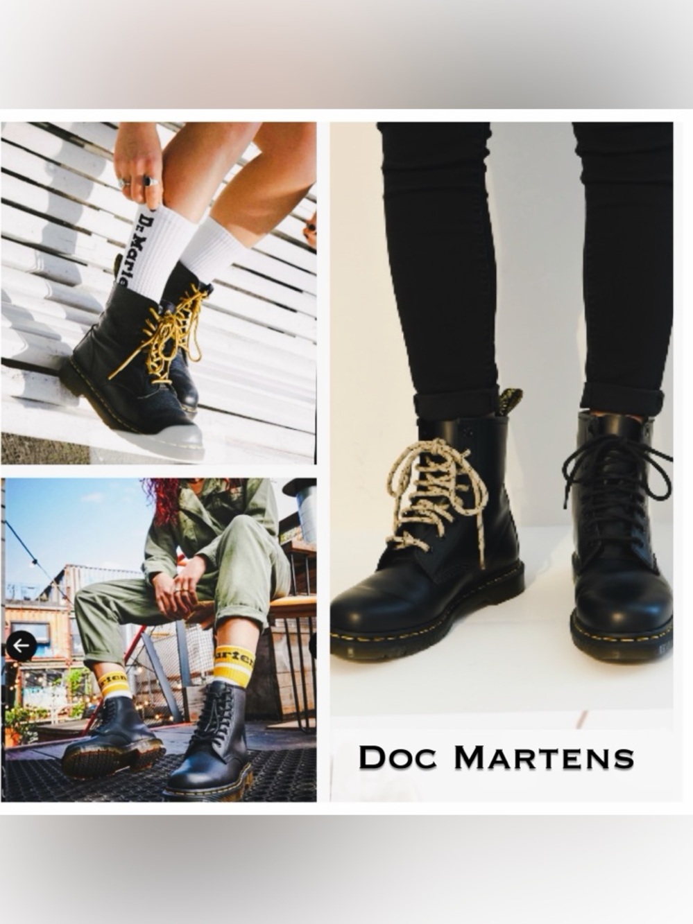 DOC MARTENS 1460 Smooth Leather Lace-Up